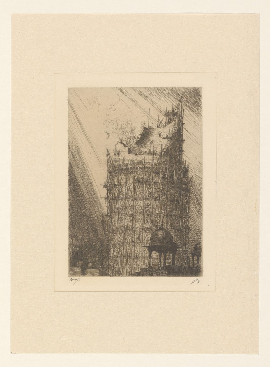 fortryllede tårn af Marius Bauer (signed by artist)