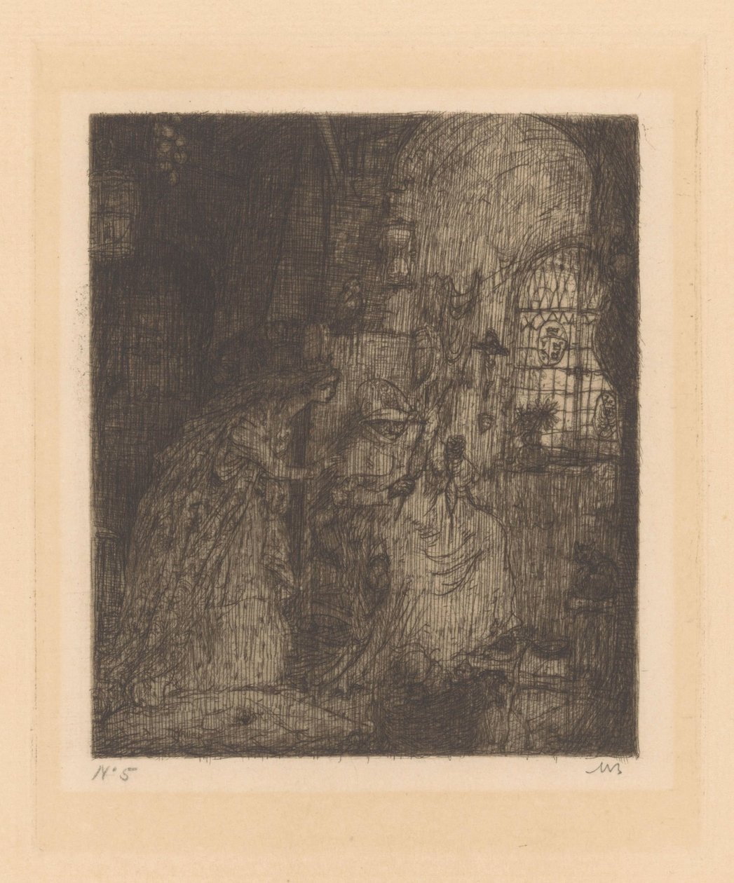 Tornerose af Marius Bauer (signed by artist)