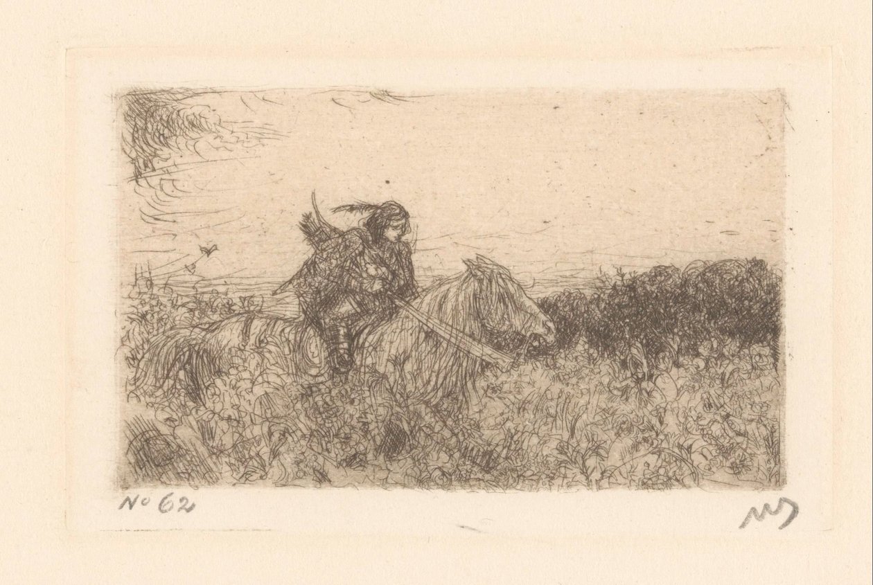 Rytter af Marius Bauer (signed by artist)