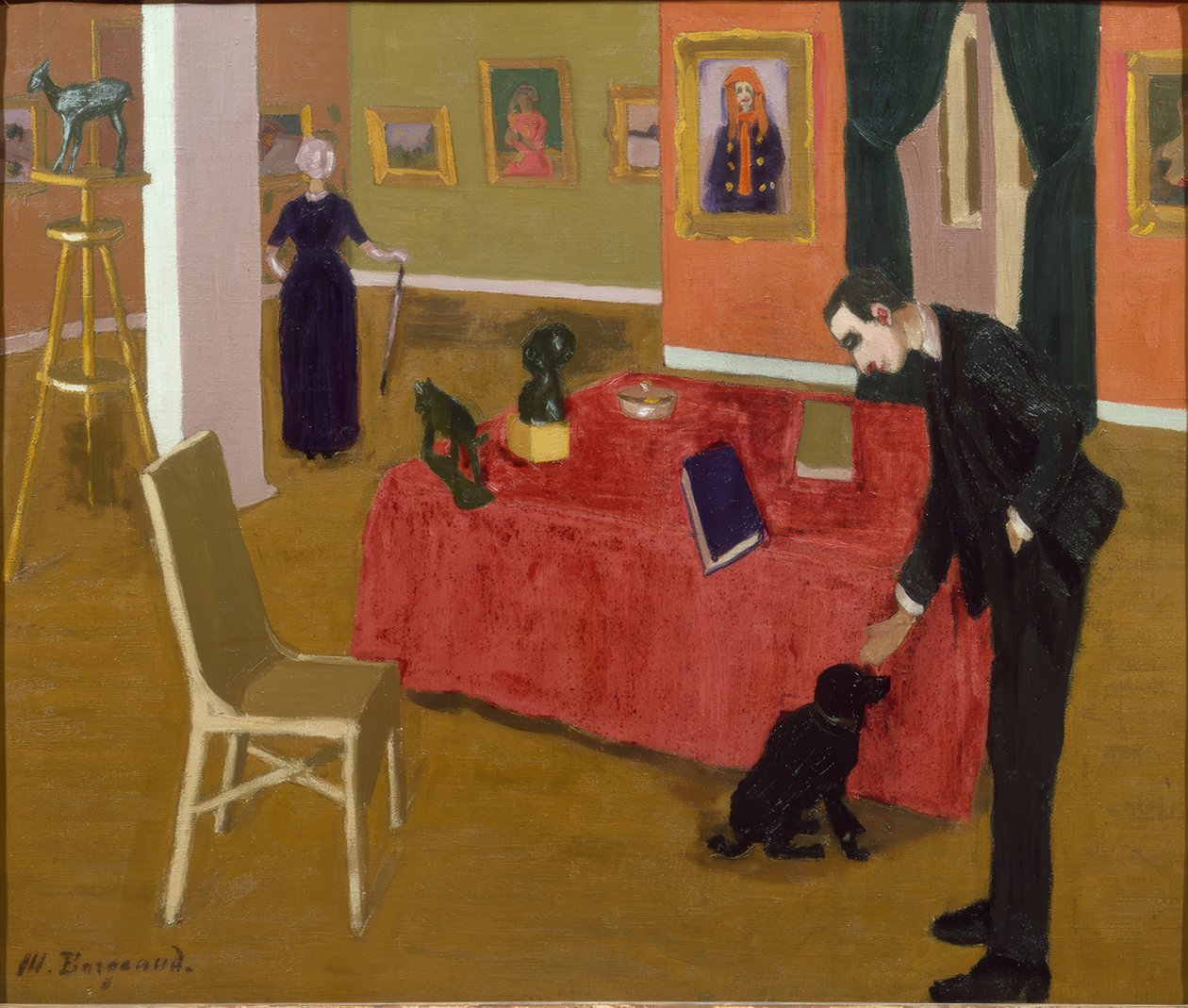 Galleri interiør af Marius Borgeaud