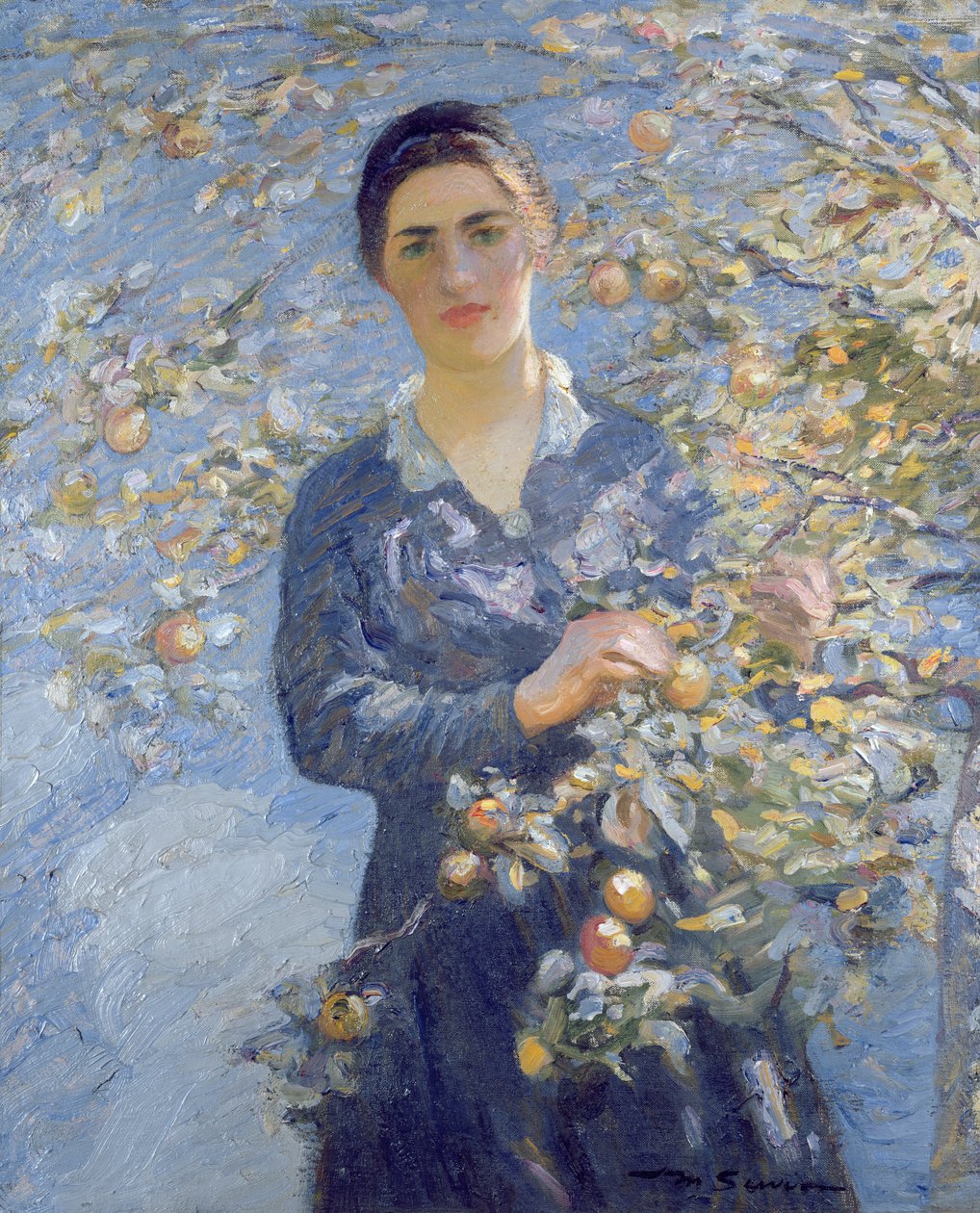 Æblet, 1917 af Mark Senior
