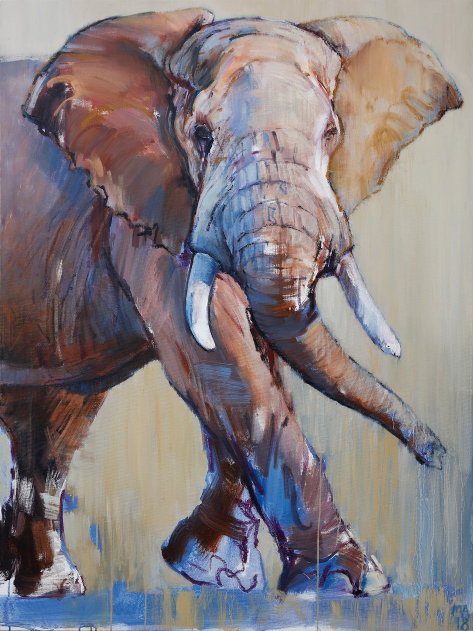 big bull, SU I Smoke, 2018 af Mark Adlington
