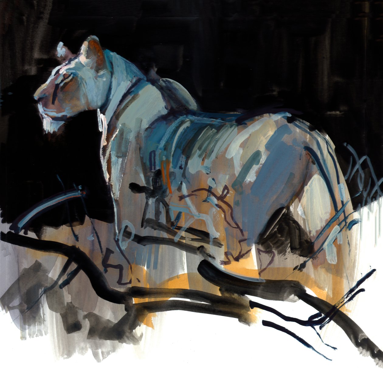 Ind i lavaen, 2018 af Mark Adlington