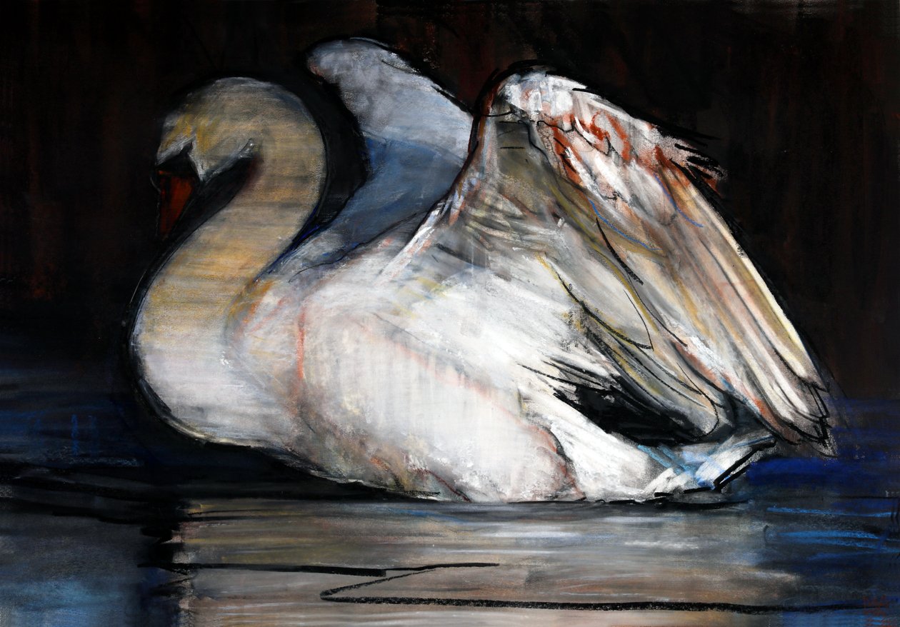Night Swan, 2022 af Mark Adlington