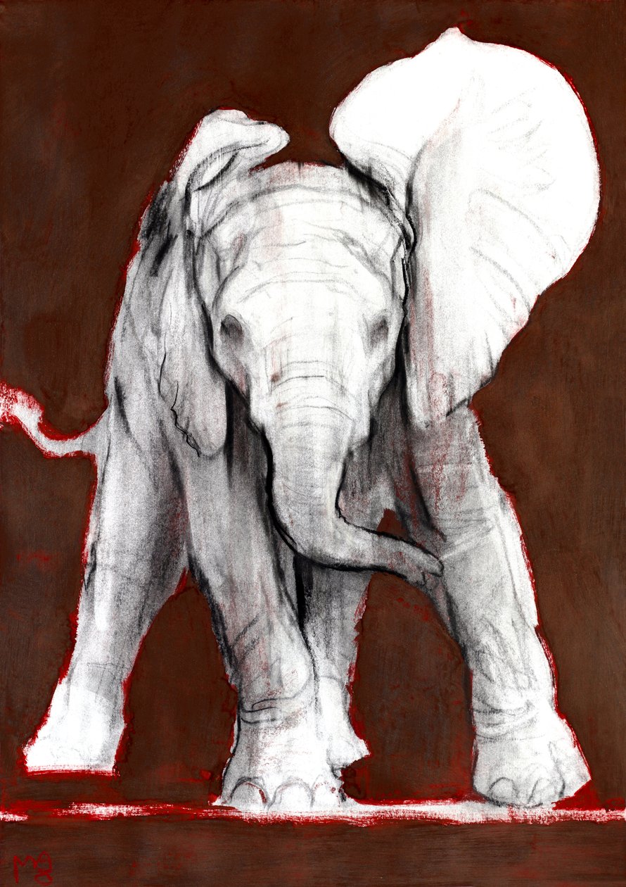 One Ear Up, 2018 af Mark Adlington