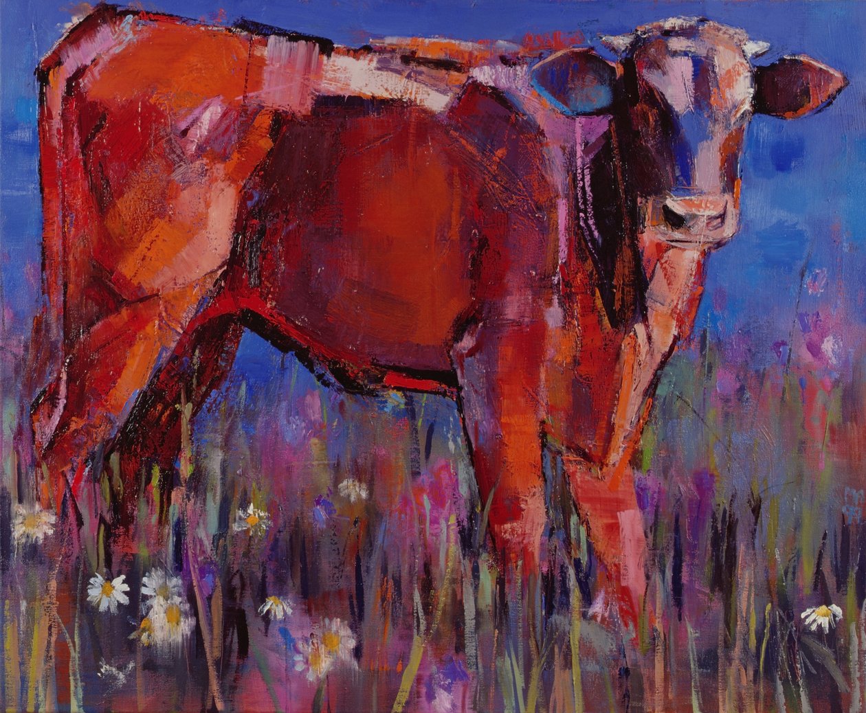Rød kalv, Cazalla de la Sierra, 1999 af Mark Adlington