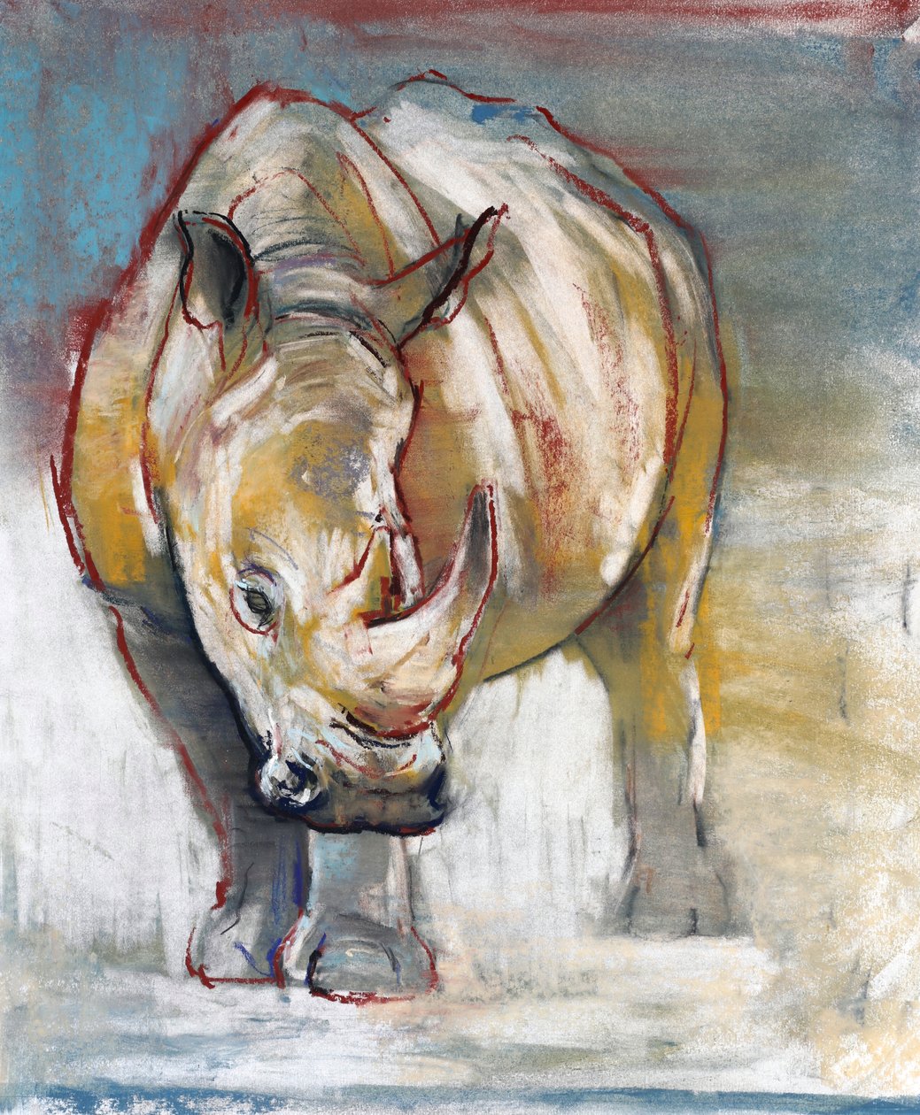 White Rhino, Ol Pejeta, 2018 af Mark Adlington