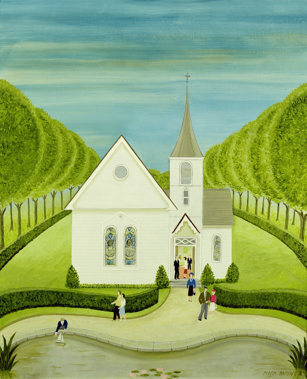 Den amerikanske kirke af Mark Baring