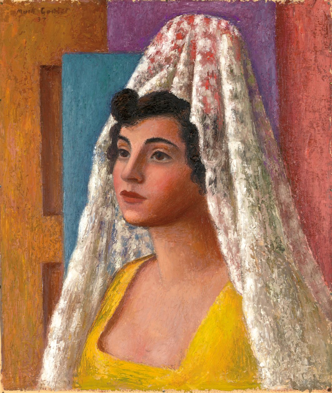 Portræt af Dorothy Morland af Mark Gertler