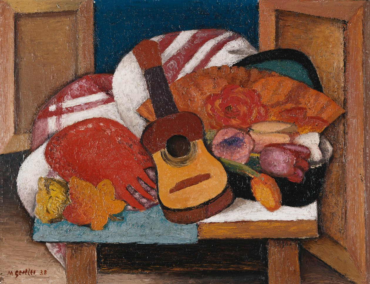Studie for The Spanish Fan af Mark Gertler