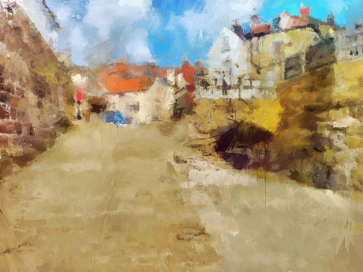 robin hoods bay yorkshire af Mark Gordon