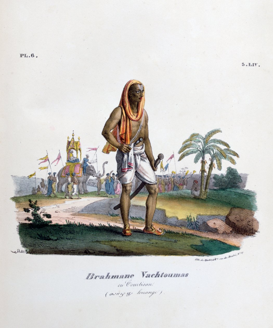 Brahmin Courtier, 1828 af Marlet et Cie