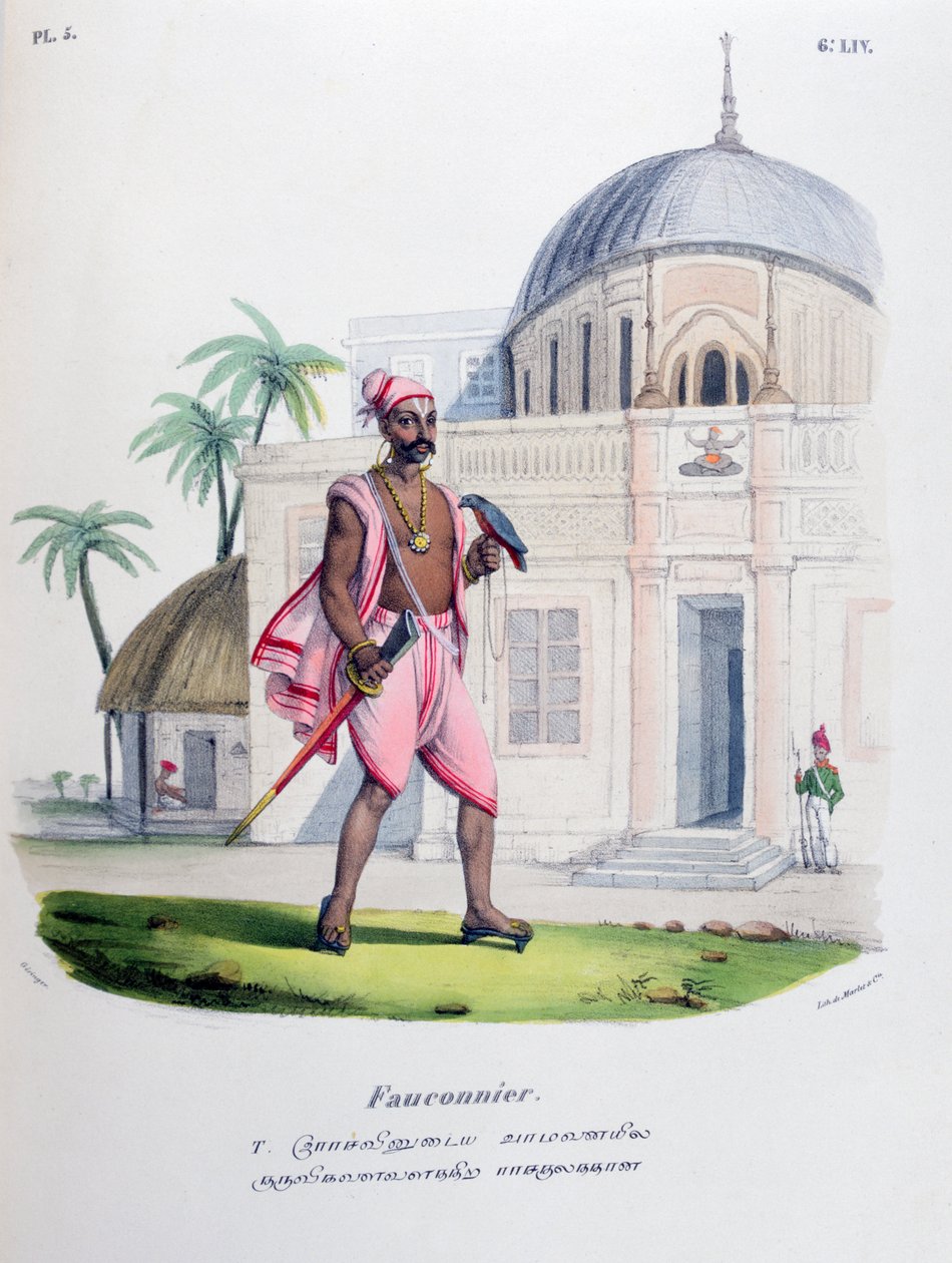 Falkoner, 1828 af Marlet et Cie