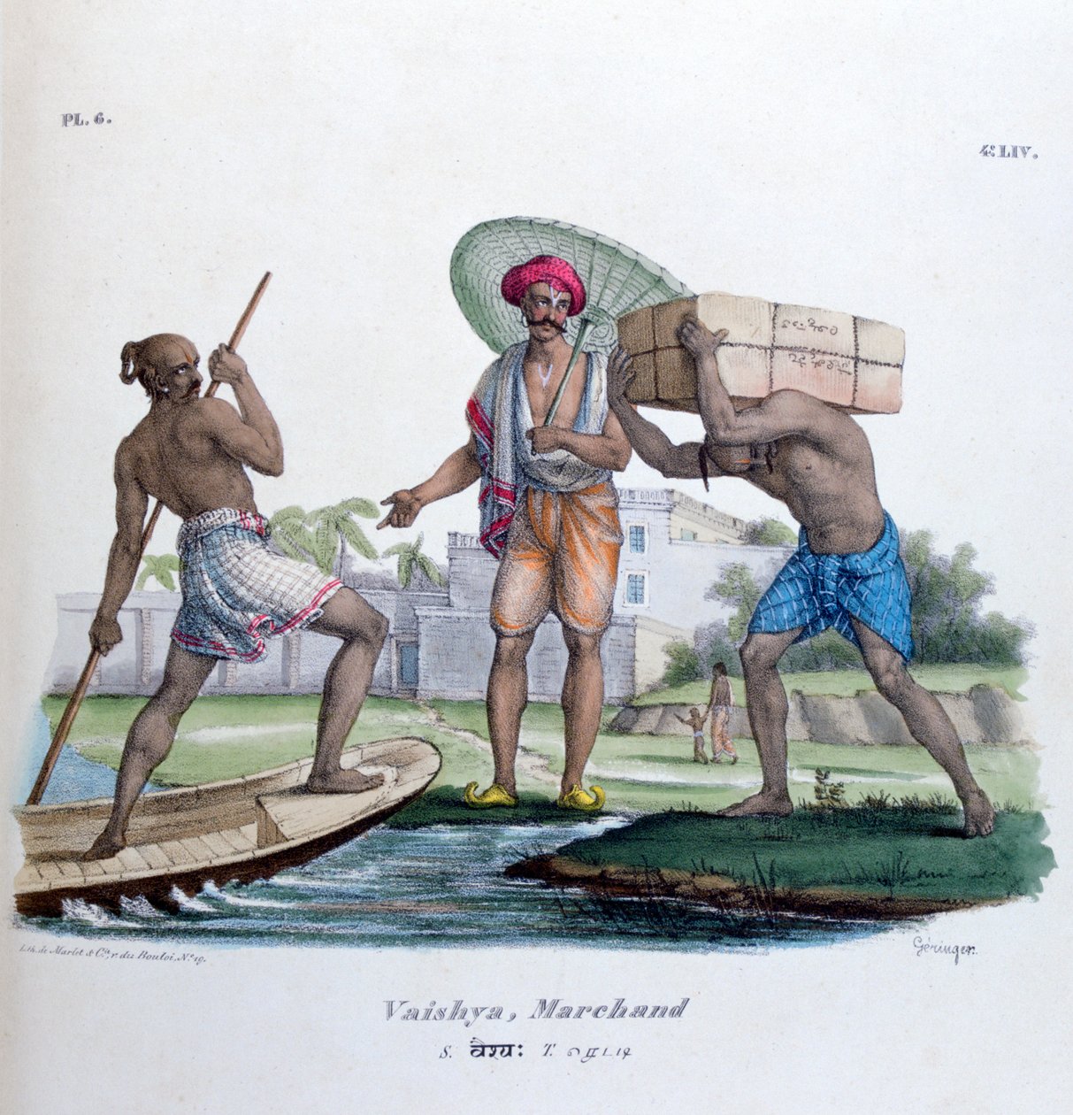 Købmand, 1828 af Marlet et Cie