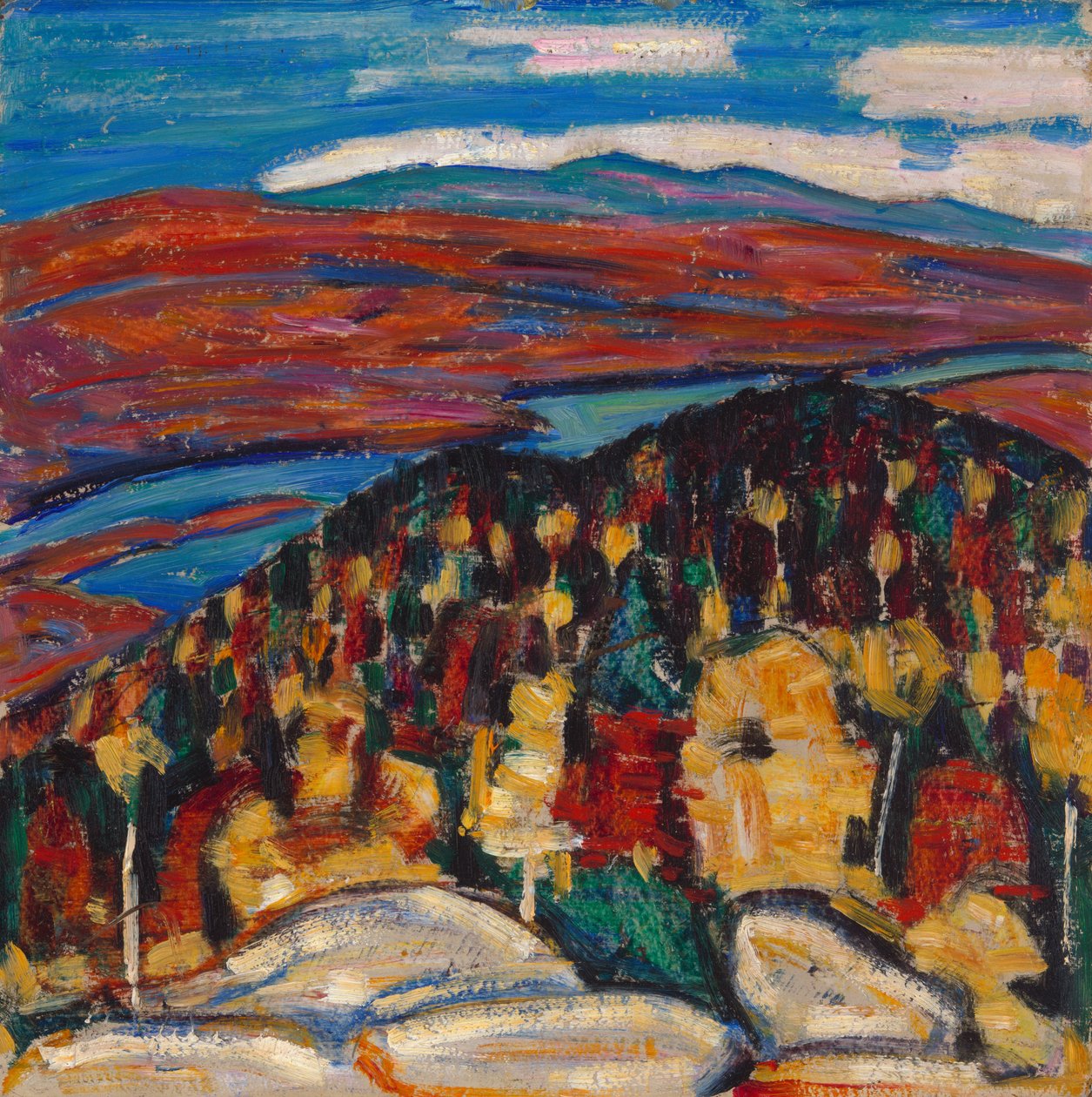 Landskab nr. 26 af Marsden Hartley