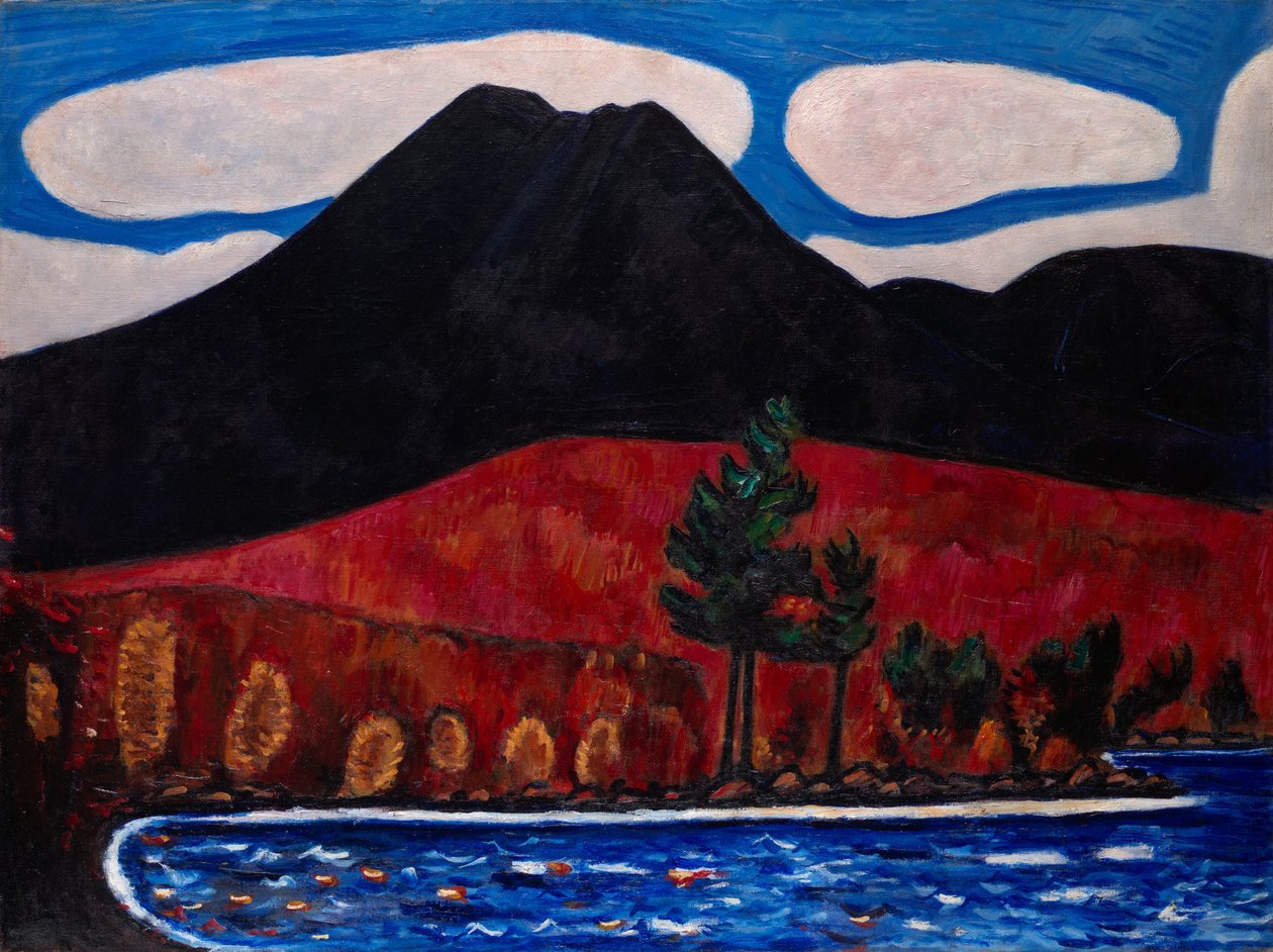 Mt. Katahdin (Maine), efterår #2, 1939-40 af Marsden Hartley