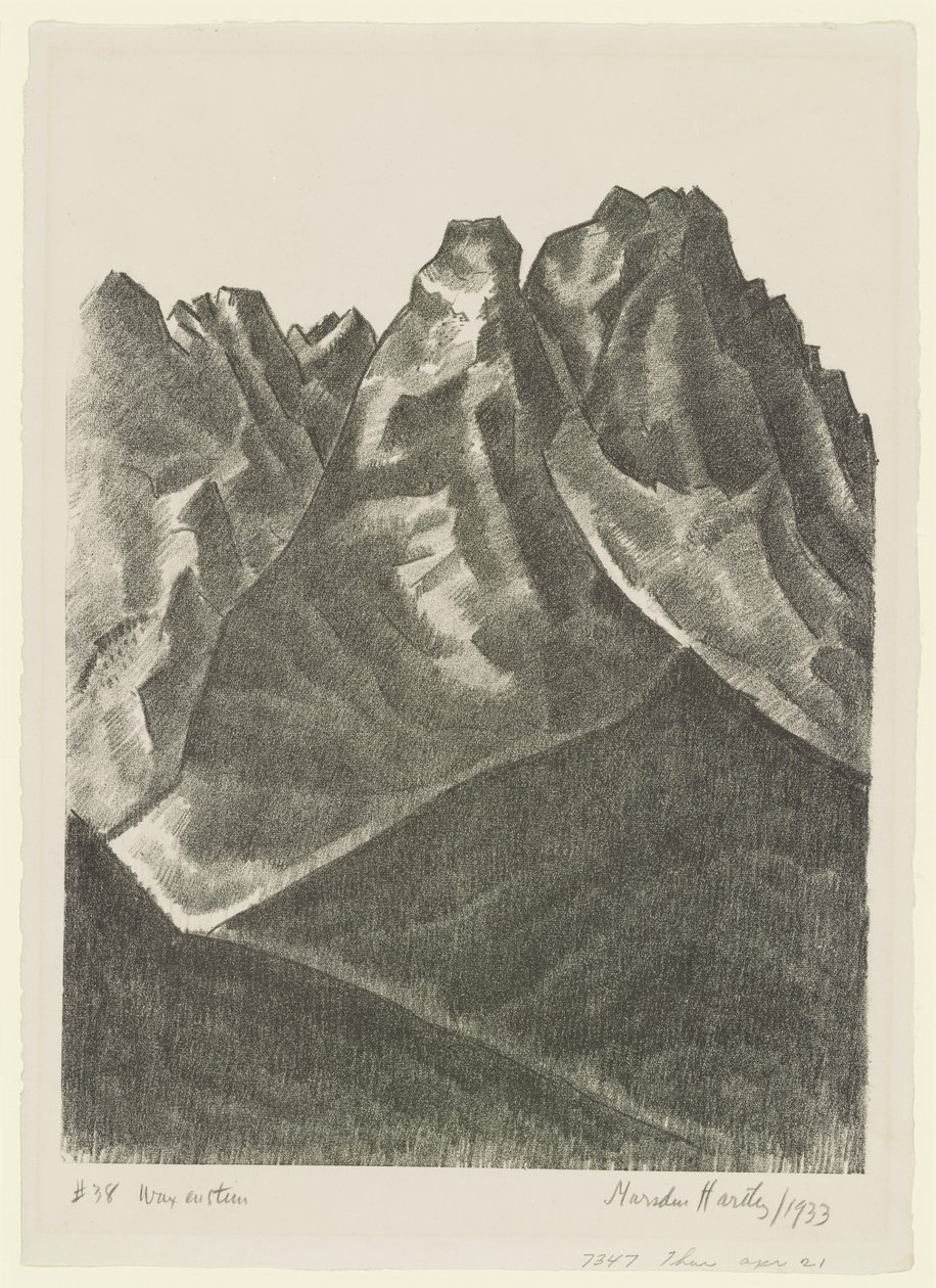 Waxenstein af Marsden Hartley