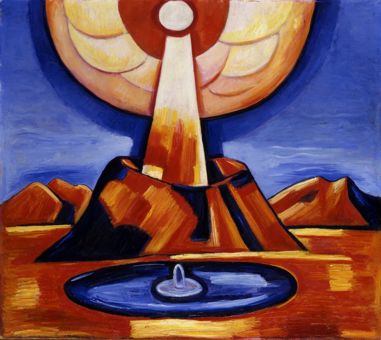 Yliaster Paracelsus, 1932. af Marsden Hartley