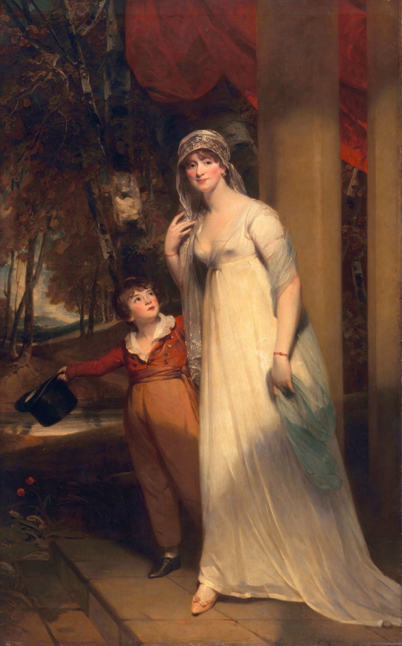 Frances Borlase, senere Frances Grenfell, og Pascoe George Norman Grenfell, ca. 1804 af Martin Archer Shee