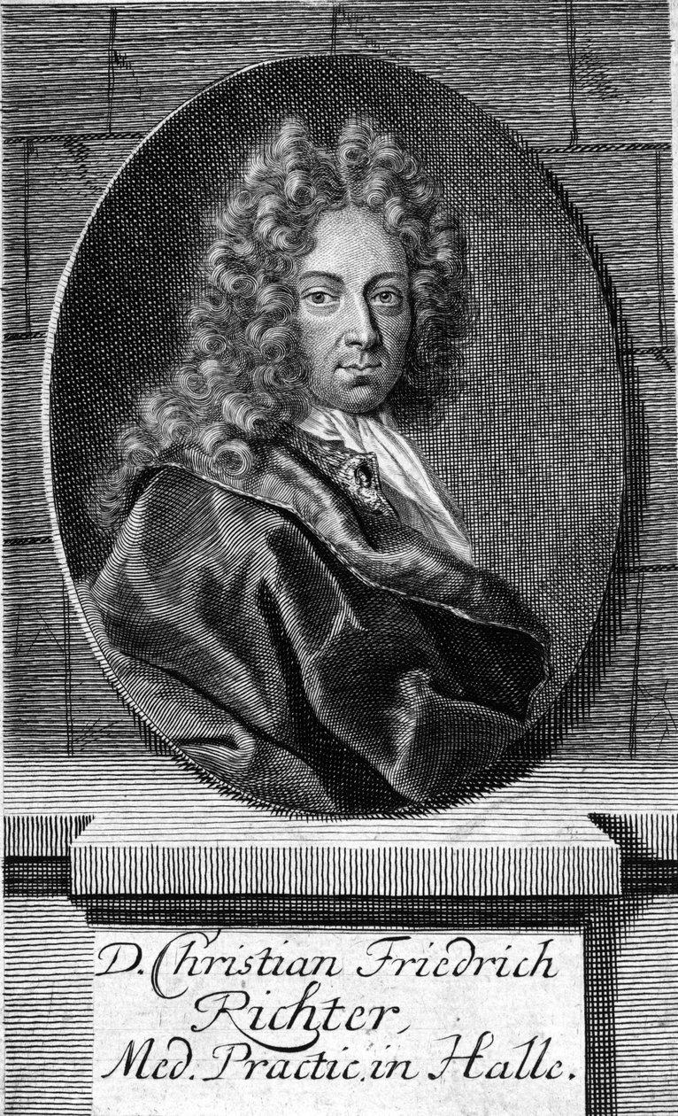 Christian Friedrich Richter af Martin Bernigeroth