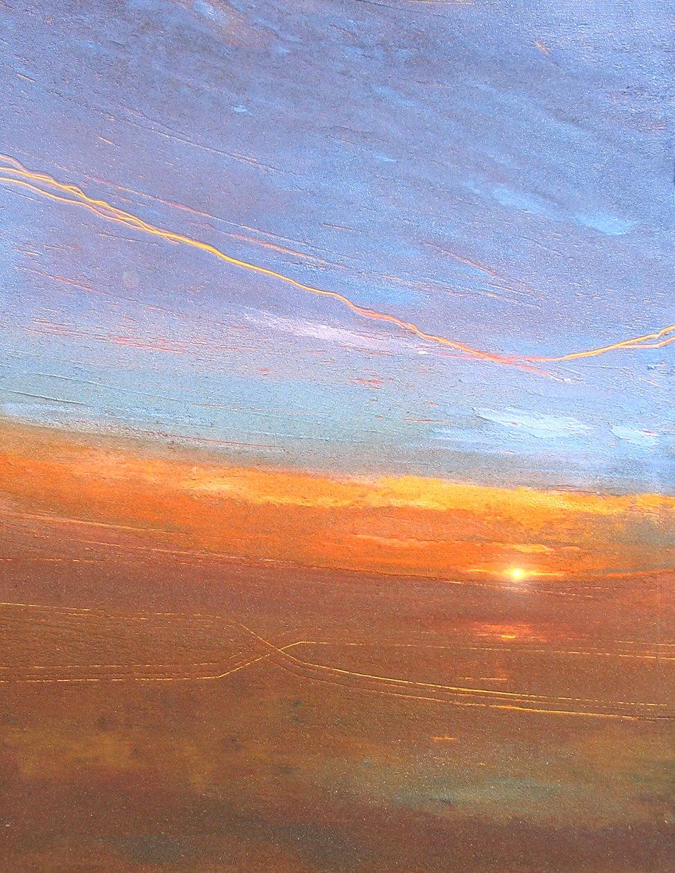 Solnedgang, 2007 af Martin Decent