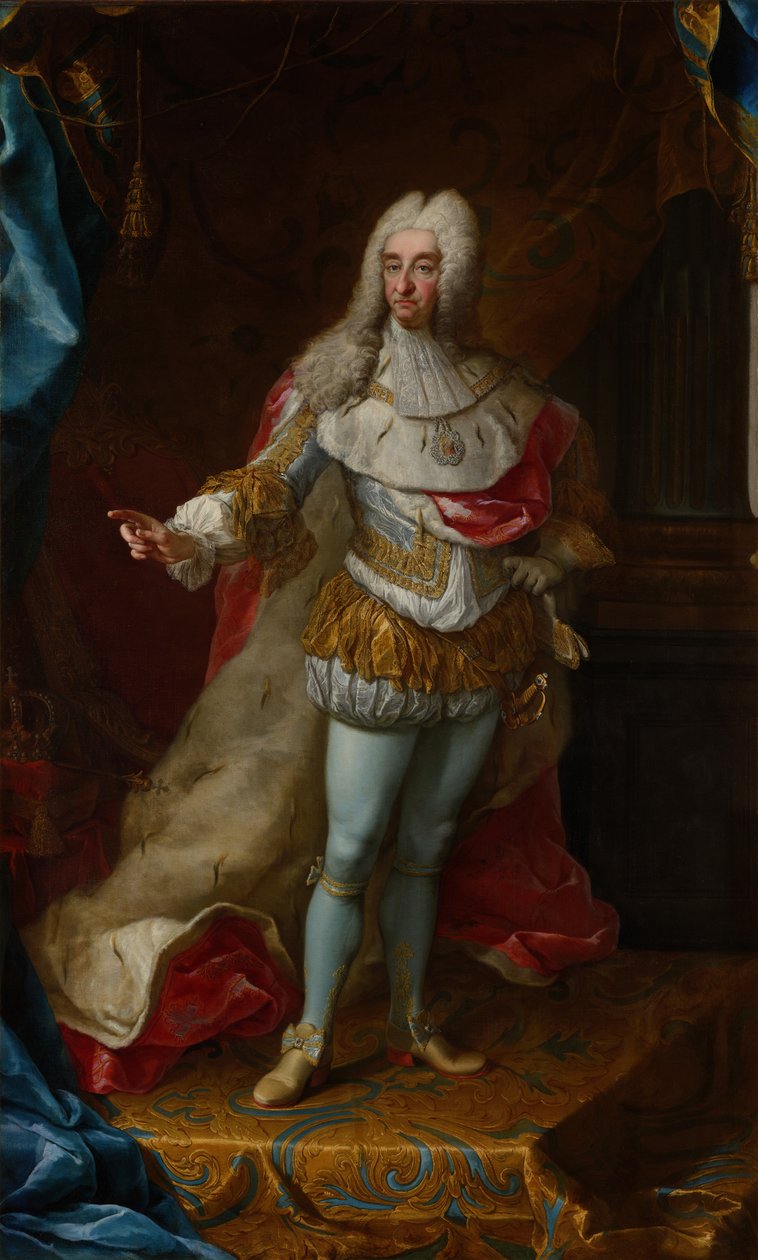 Vittorio Amedeo II i Majestæt af Martin van Meytens  