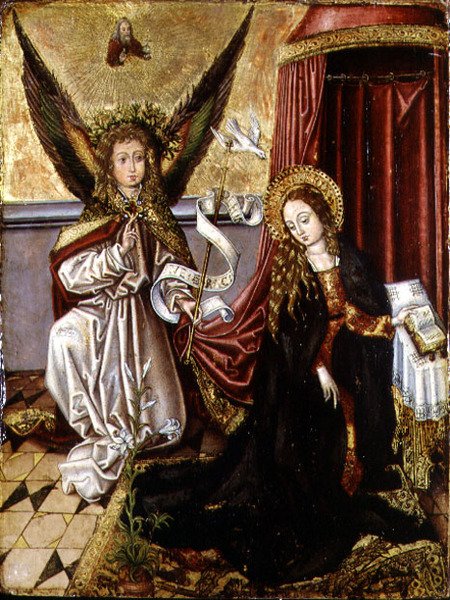 Bebudelsen af Martin (follower of) Schongauer
