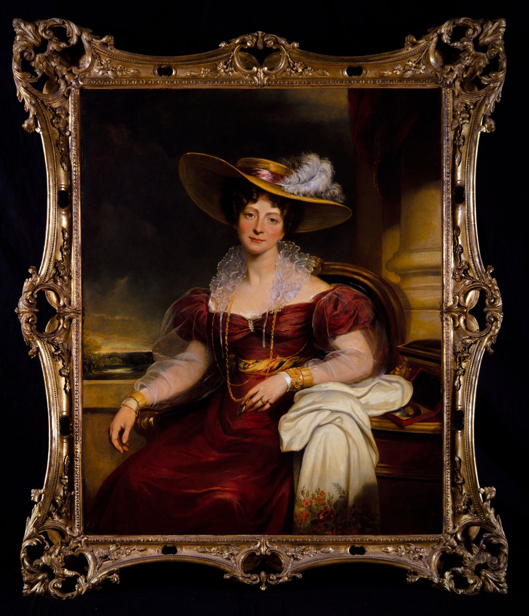 Hertuginden af Rutland (olie på lærred) af Martin Archer Shee