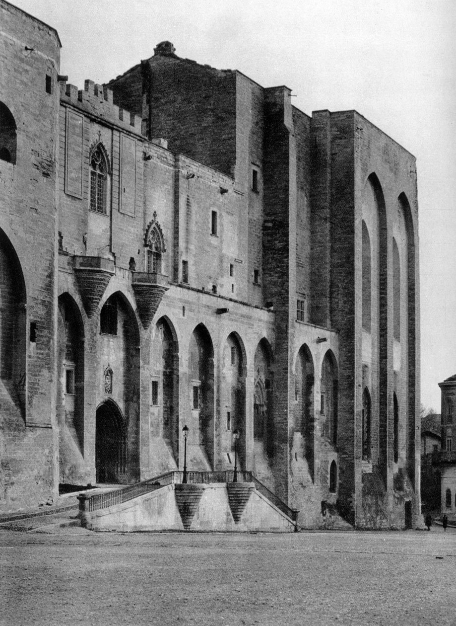 Pavepaladset, Avignon, Frankrig, 1937 af Martin Hurlimann
