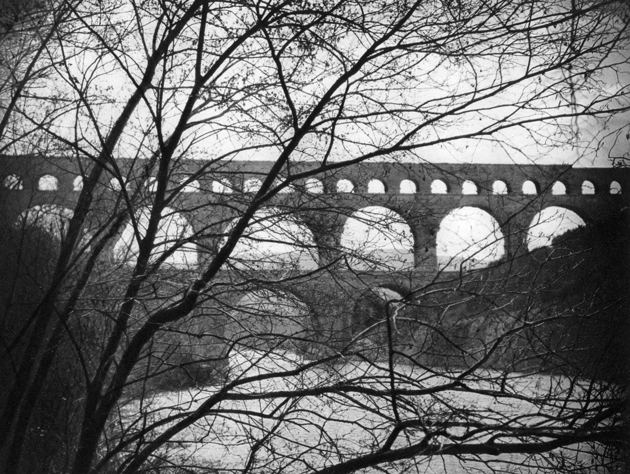 Pont du Gard, Provence, Frankrig, 1937 af Martin Hurlimann