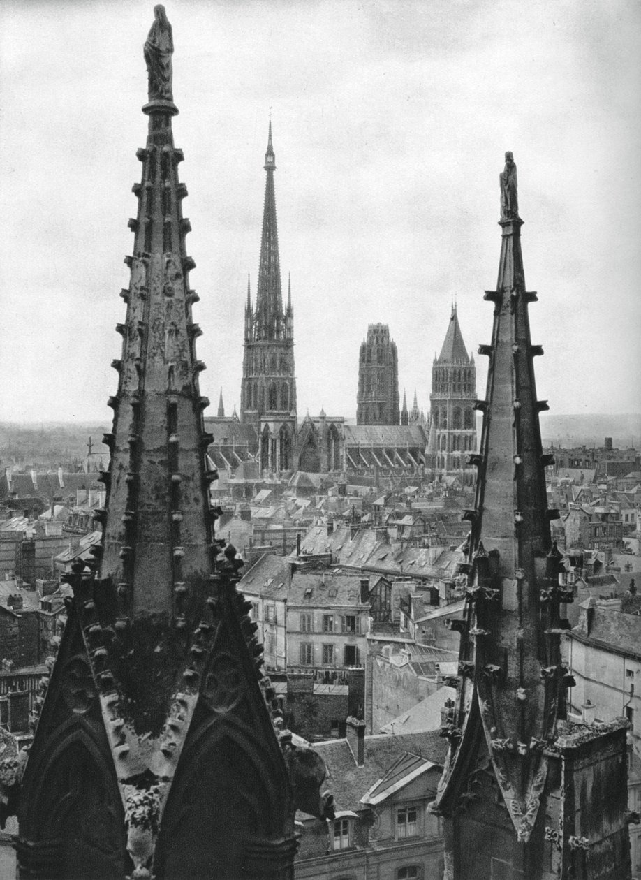 Rouen, Frankrig, 1937 af Martin Hurlimann