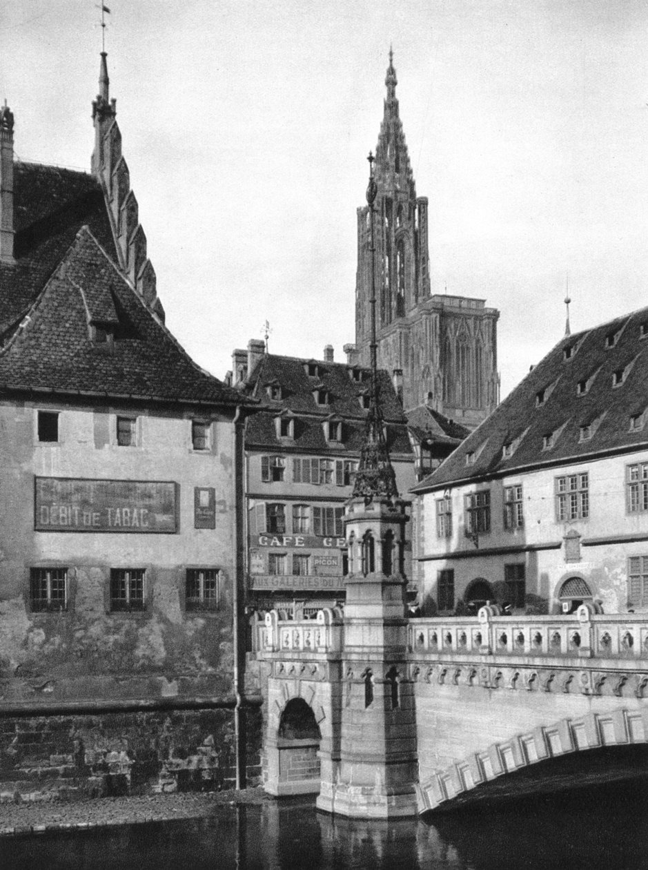 Strasbourg, Alsace, Frankrig, 1937 af Martin Hurlimann