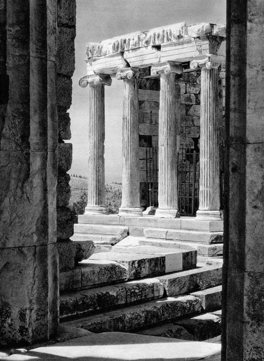 Nikes tempel, Athen, 1937 af Martin Hurlimann