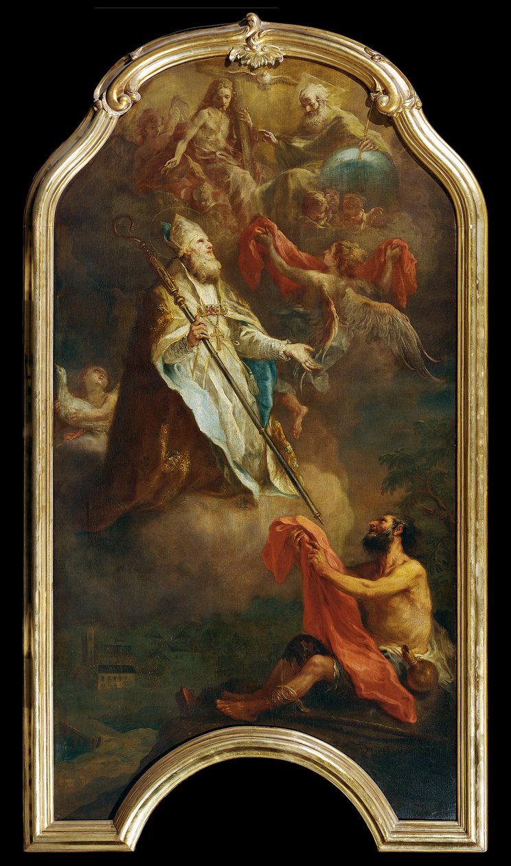 Sankt Martin af Martin Johann Schmidt