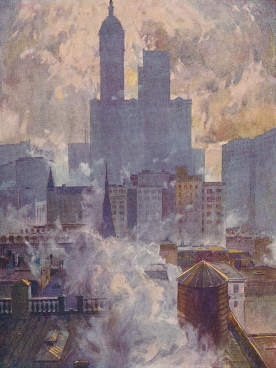 New York, 1916 af Martin Lewis