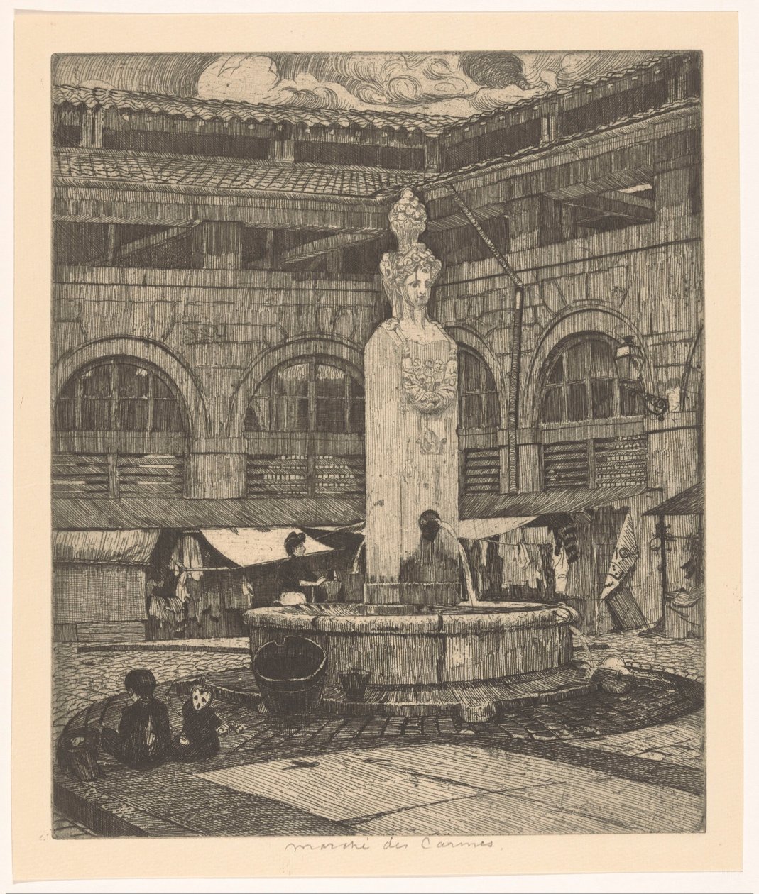 Carmelite Market i Paris af Martin Monnickendam