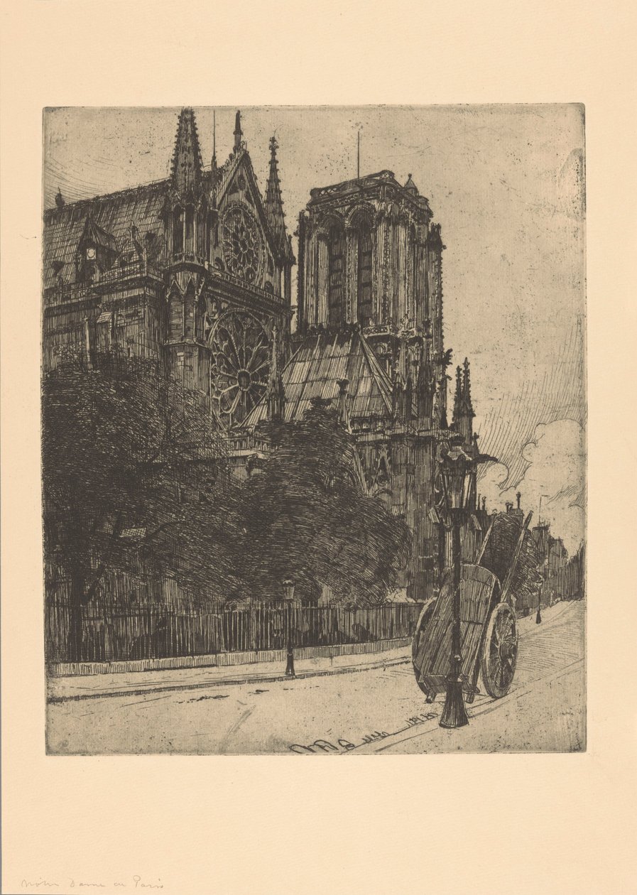 Notre Dame af Paris af Martin Monnickendam