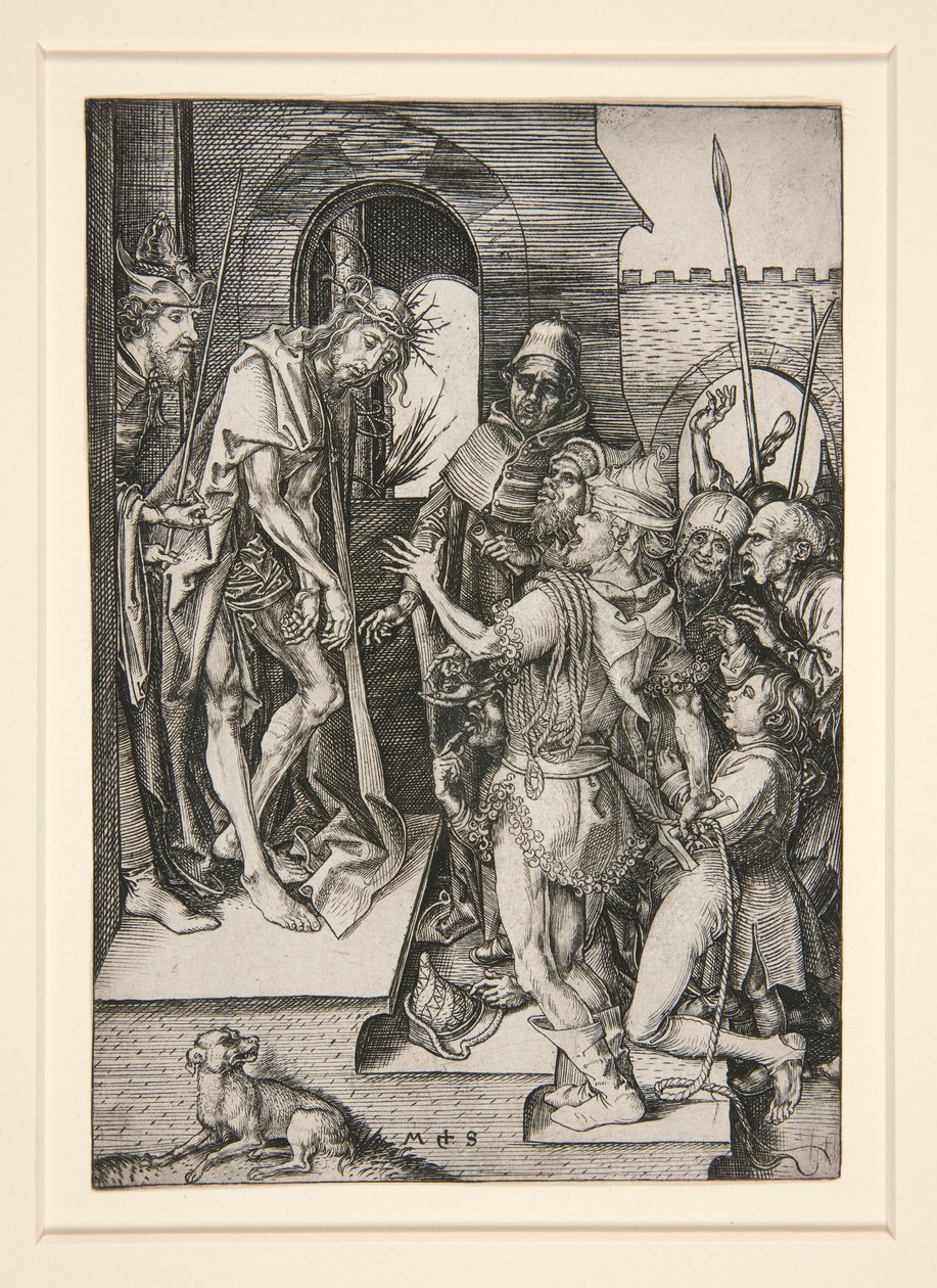 Kristus præsenteret for folket (Ecce Homo) af Martin Schongauer