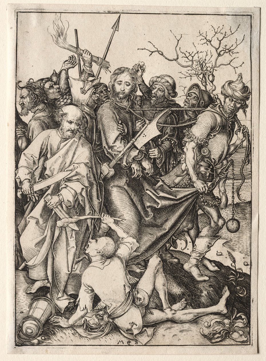 Kristus taget til fange. af Martin Schongauer