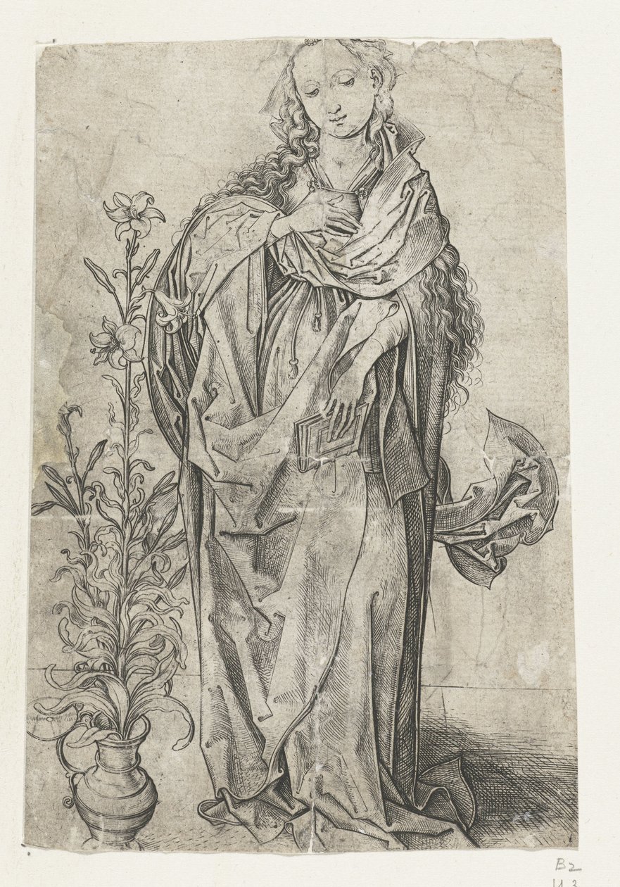 Jomfru Maria Bebudelse (serietitel) af Martin Schongauer