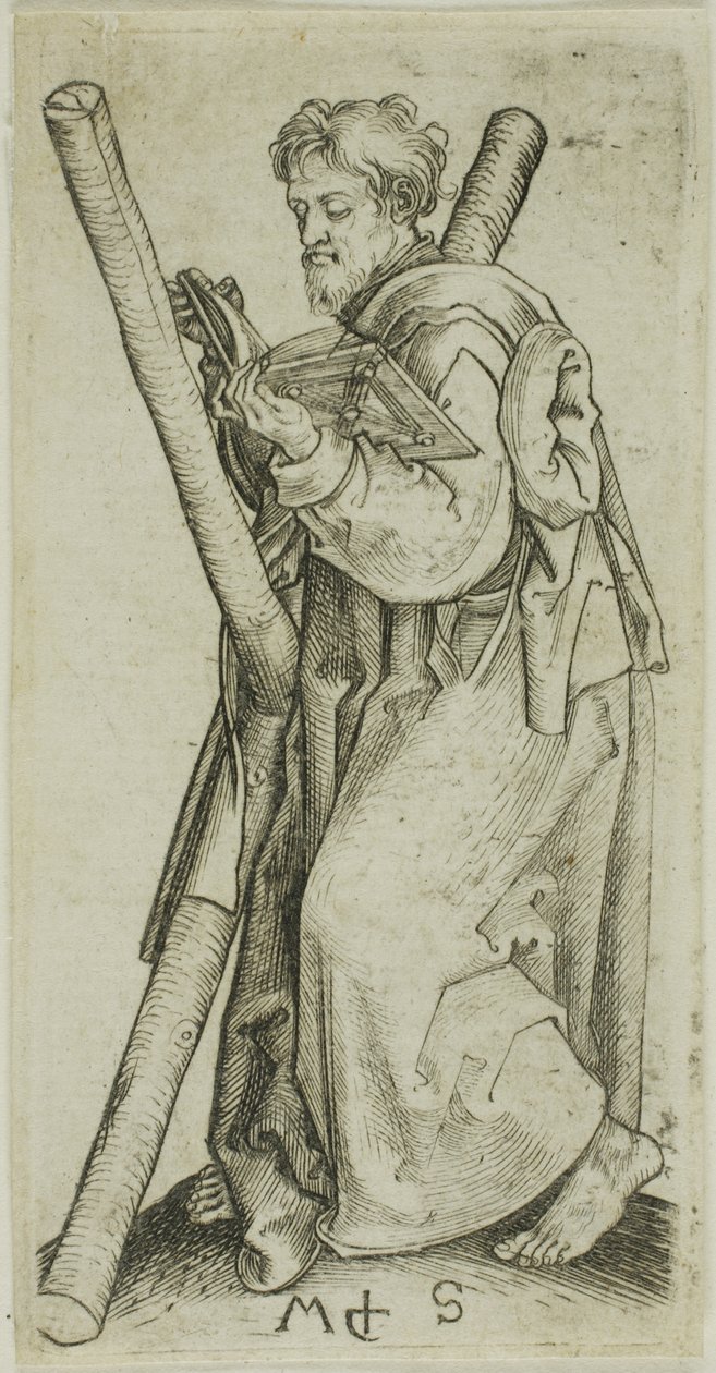 Andreas, fra Apostlene af Martin Schongauer