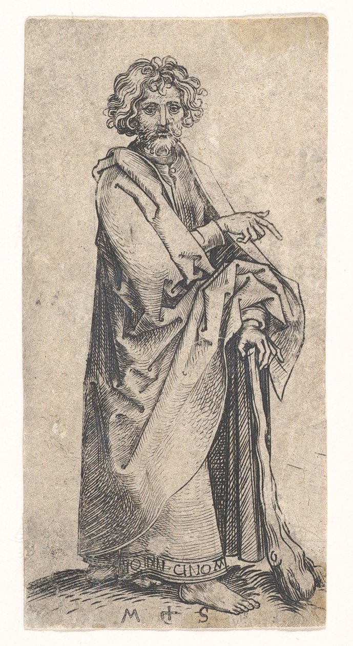 St. Jakob den Mindre, ca. 1435-1491. af Martin Schongauer