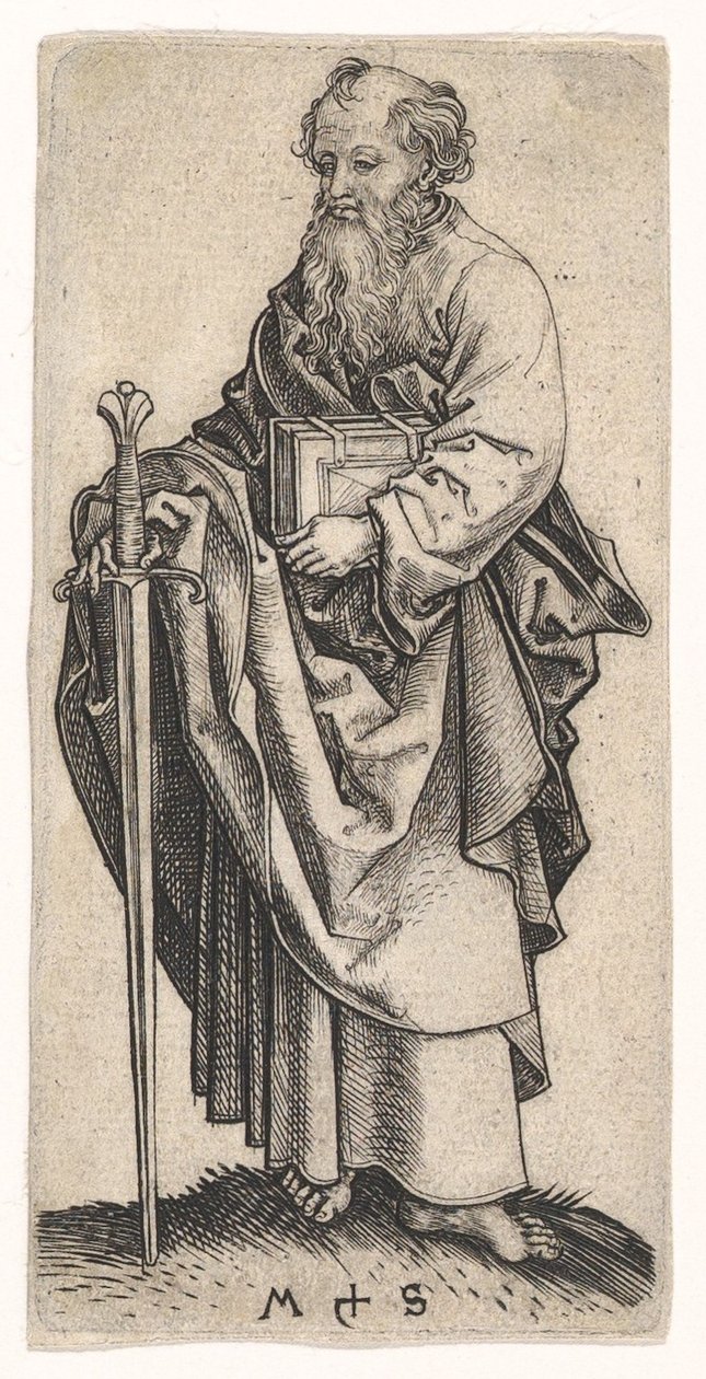St. Paul, ca. 1435-1491. af Martin Schongauer