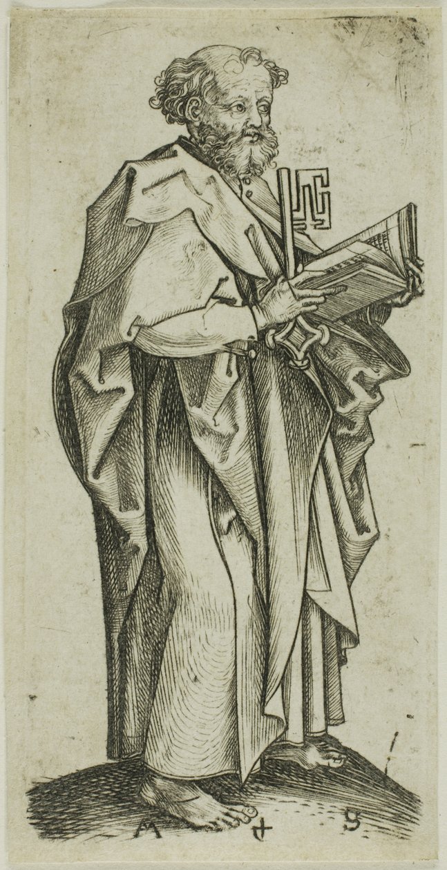 Peter, fra Apostlene af Martin Schongauer