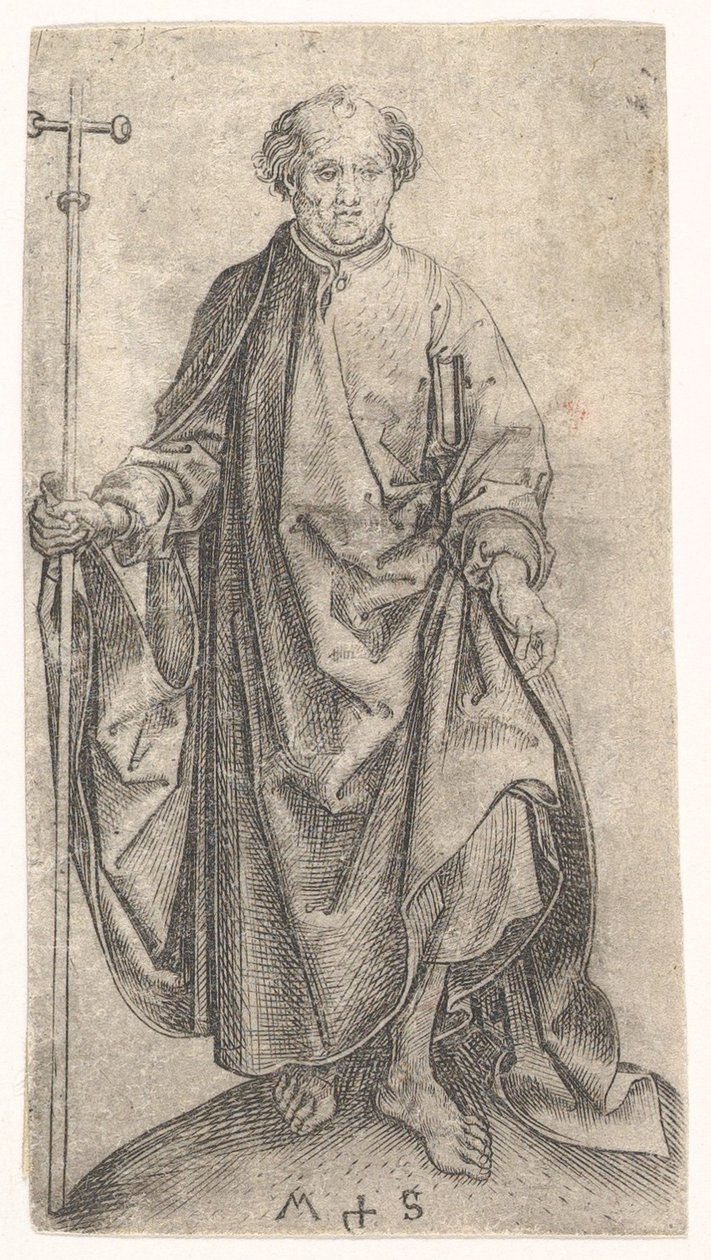 St. Philipp, ca. 1435-1491. af Martin Schongauer