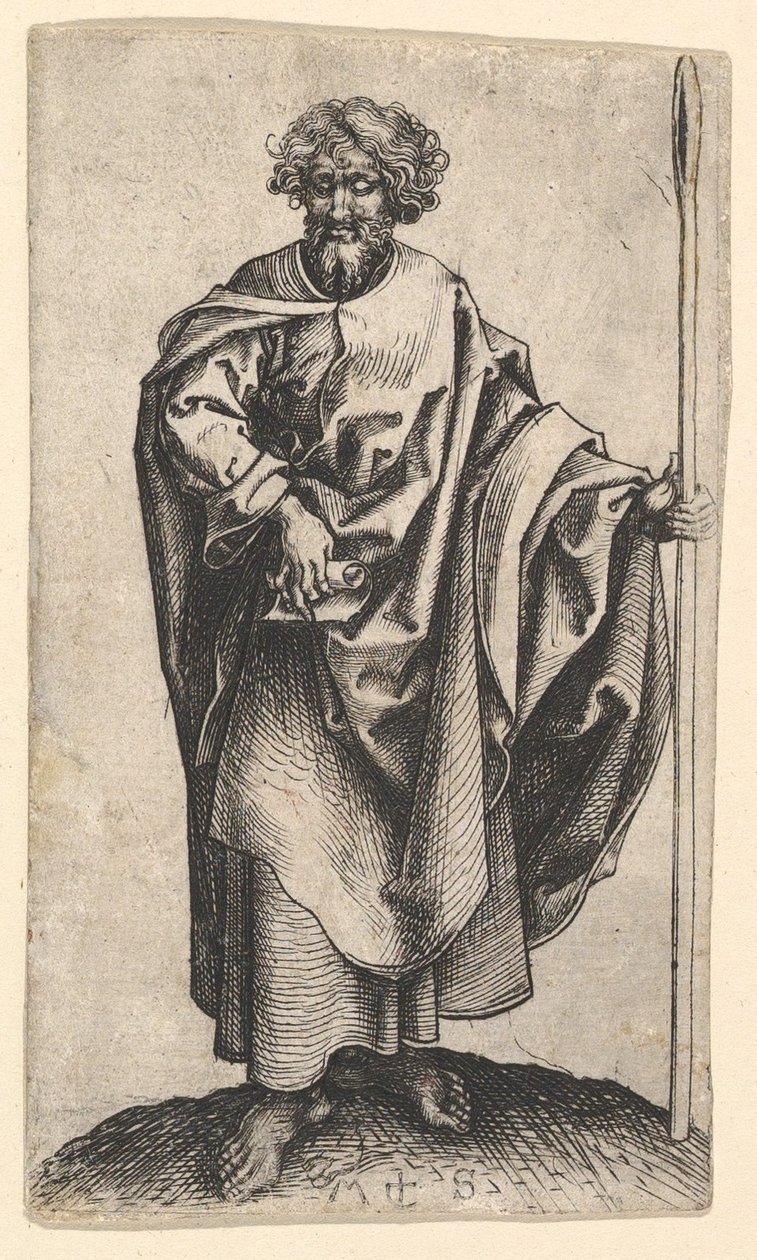 St. Thomas, ca. 1435-1491. af Martin Schongauer