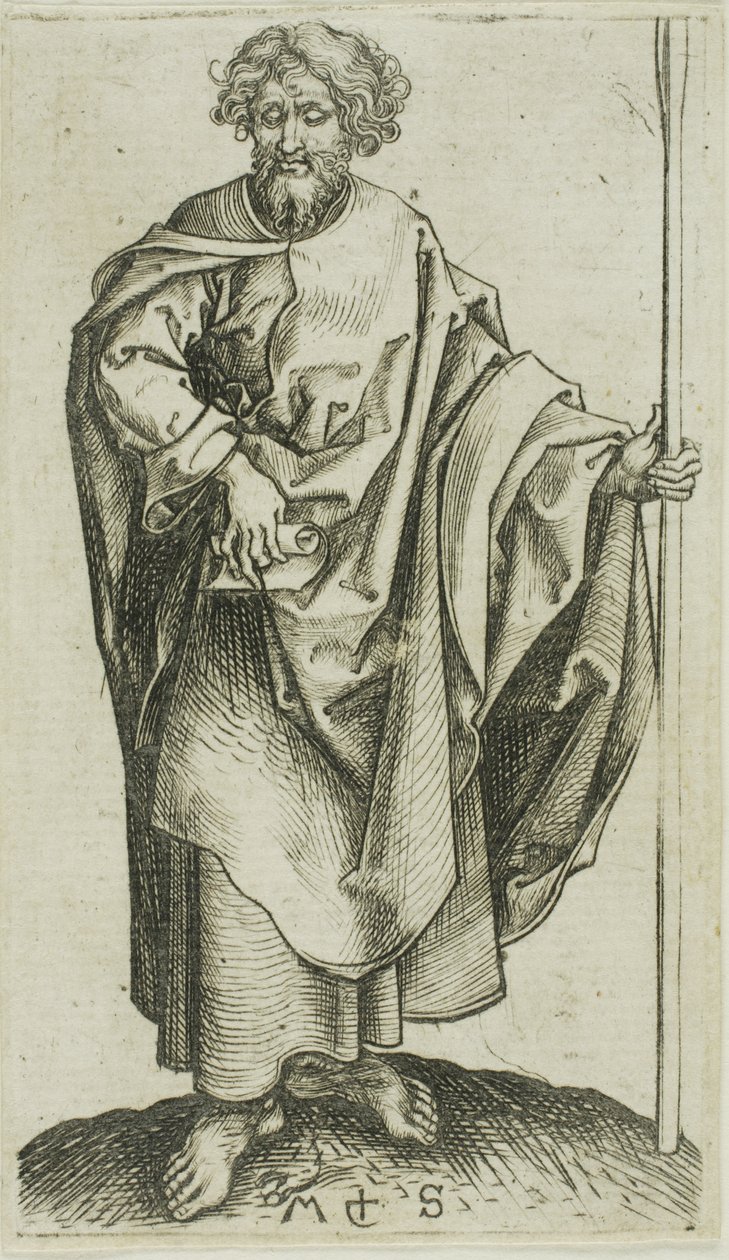 Thomas, fra Apostlene af Martin Schongauer