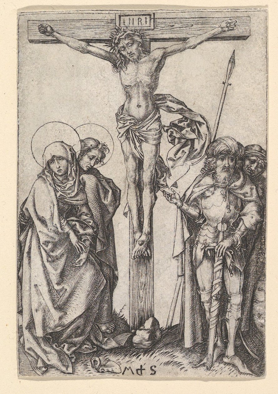 Korsfæstelsen, ca. 1435-1491. af Martin Schongauer