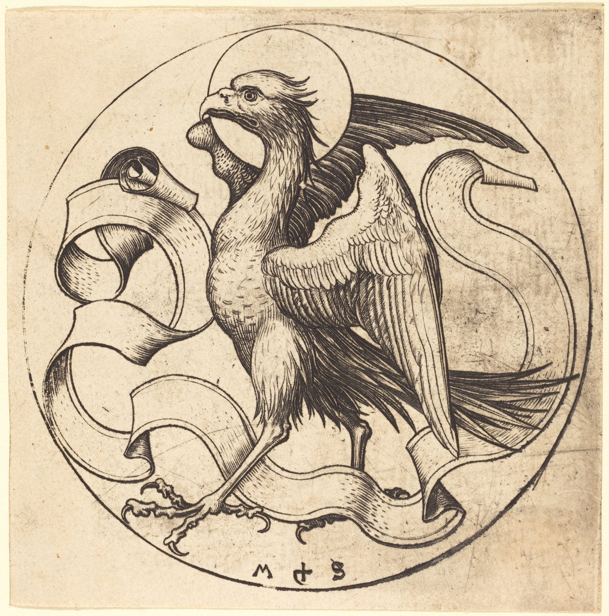 The Eagle of Saint John af Martin Schongauer