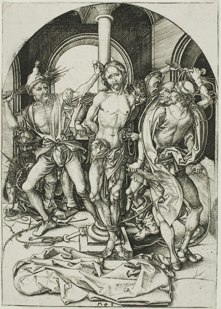 The Flagelation, fra The Passion af Martin Schongauer